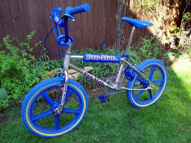 A circa 1982 MK1 Raleigh 'Tuff' Burner BMX Bike in blue and